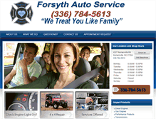 Tablet Screenshot of forsythauto.com